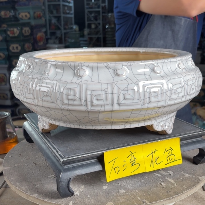 一风堂石湾花盆 内28*10