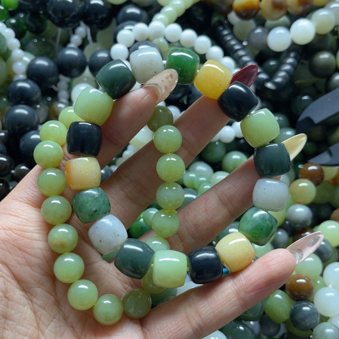 和田玉手链未镶嵌