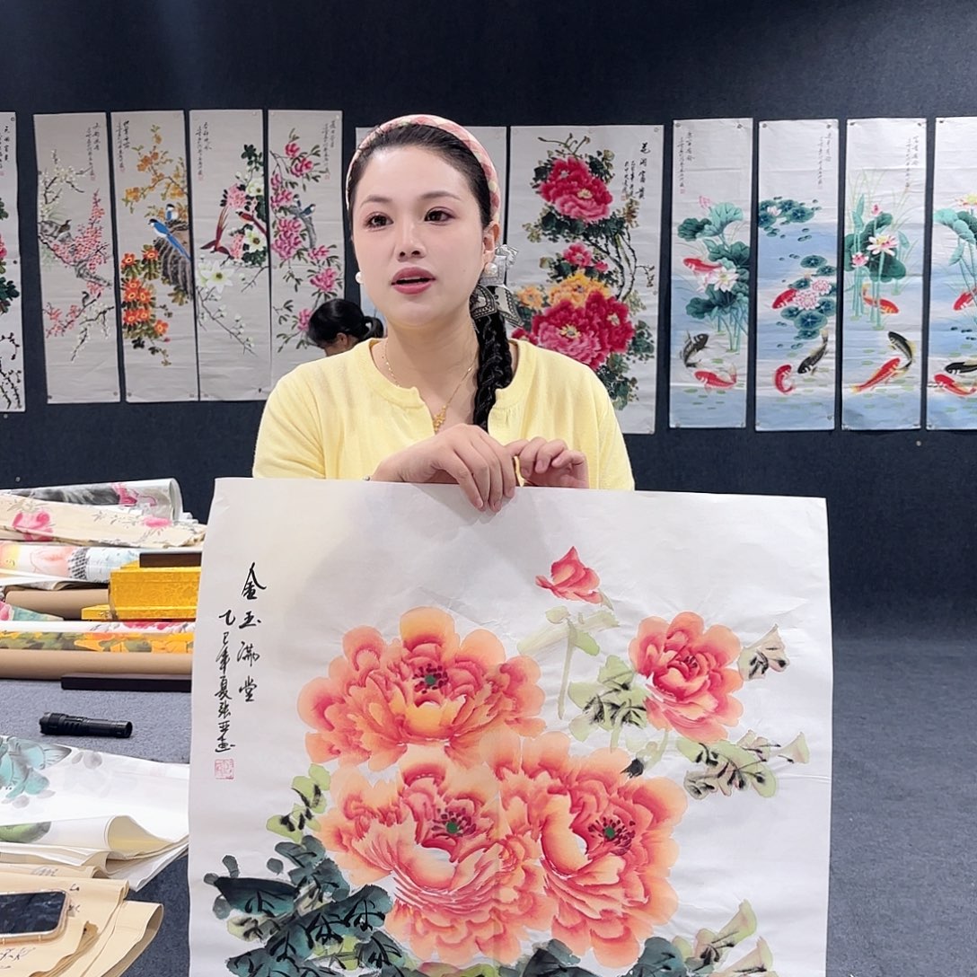 国画非常精美的一幅作品