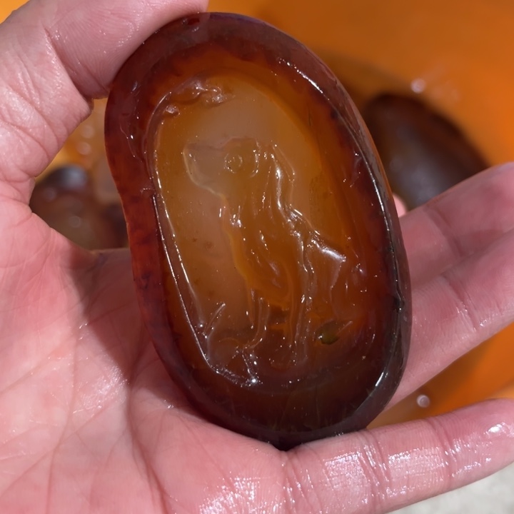 玛瑙/玉髓珠宝奇石未镶嵌樱***子