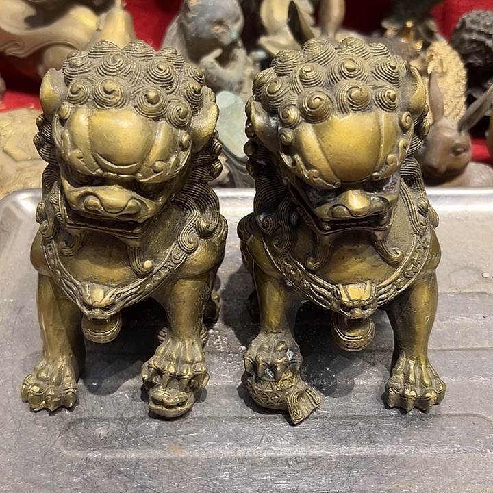 黄铜摆件，文房工艺品摆件