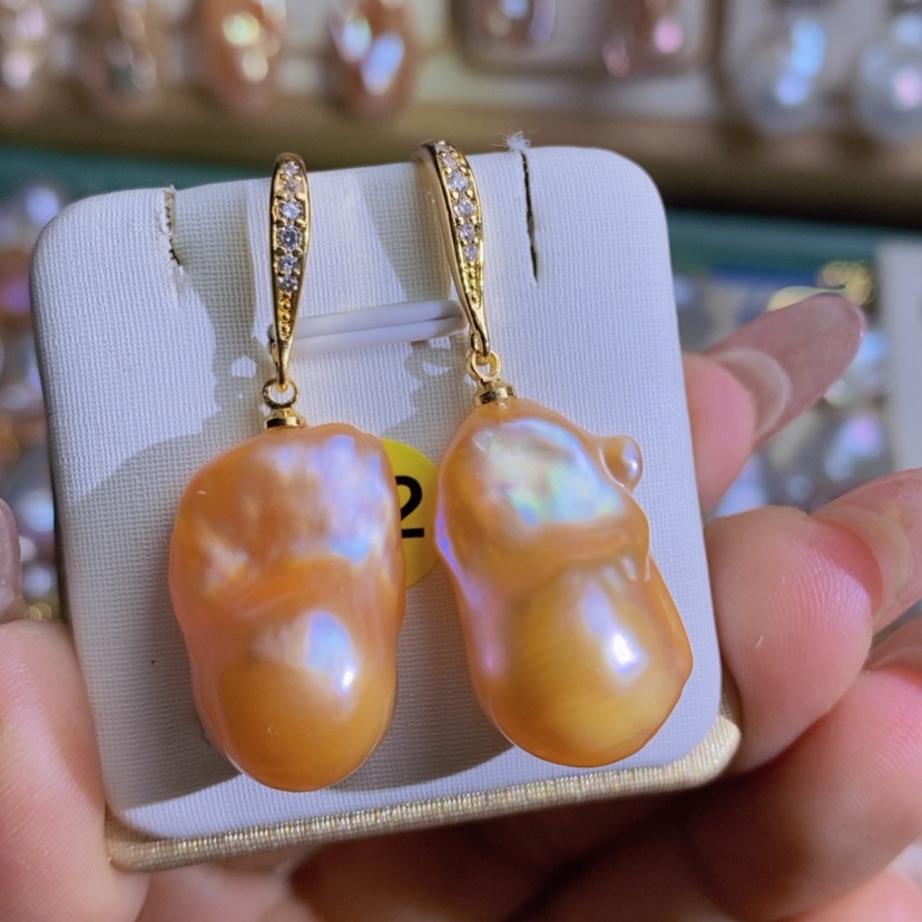 【闪购商品】淡水珍珠天然淡水珍珠（微瑕）合金