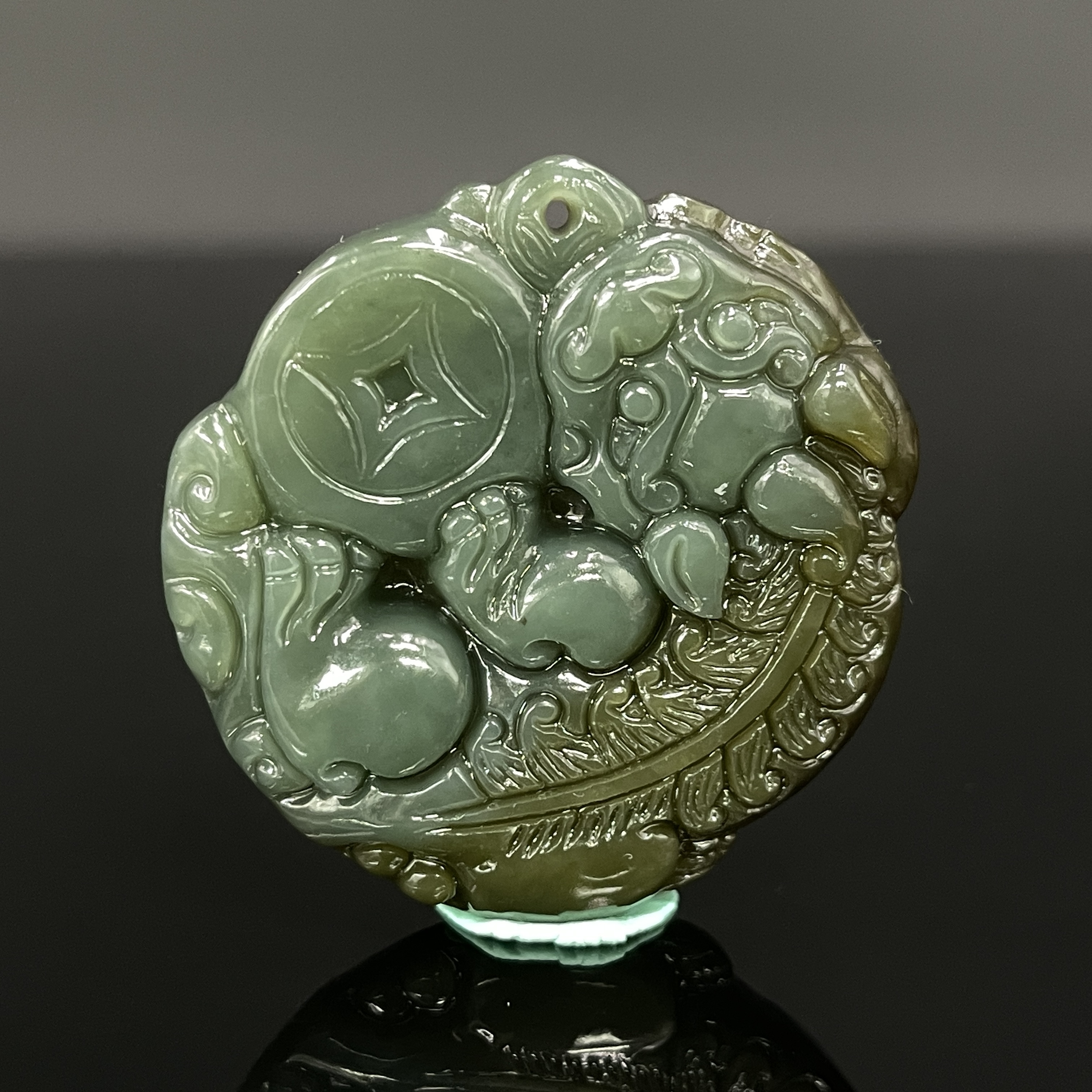 0103GY8590和田玉挂件 