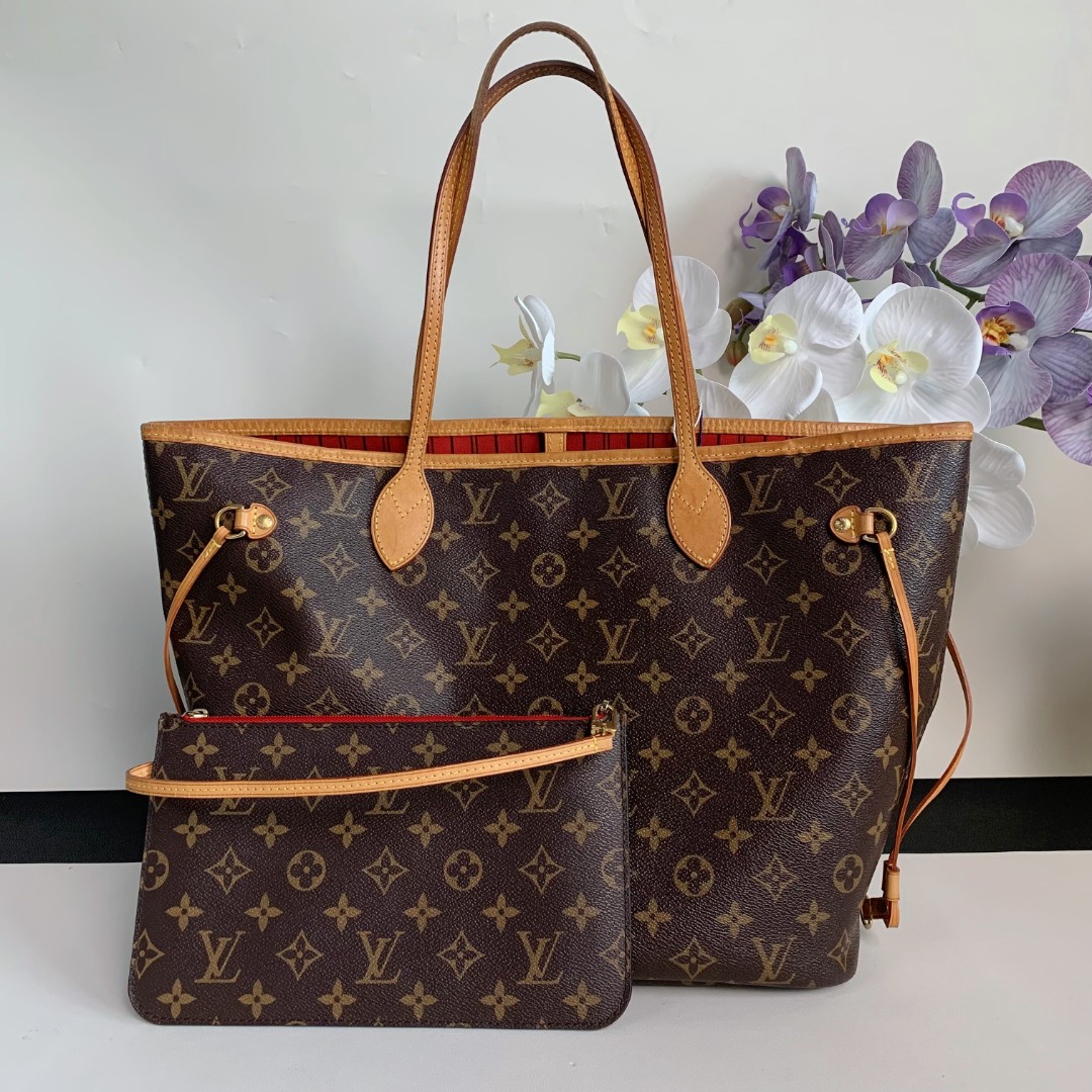 90新 LouisVuitton/路易威登 【98新/硬通货】nf中号母子包在售 