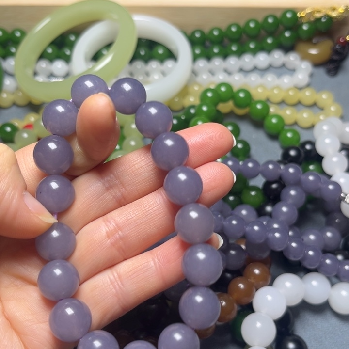 文***n烟紫12mmmmmm项链