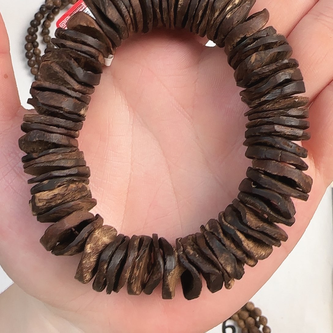 沉香手串大随形黑土熟加里曼丹沉水沉香手串