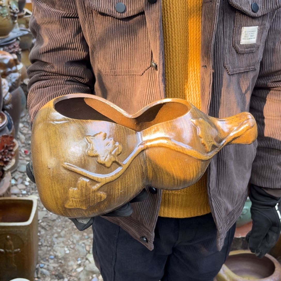 红陶高30口17无孔