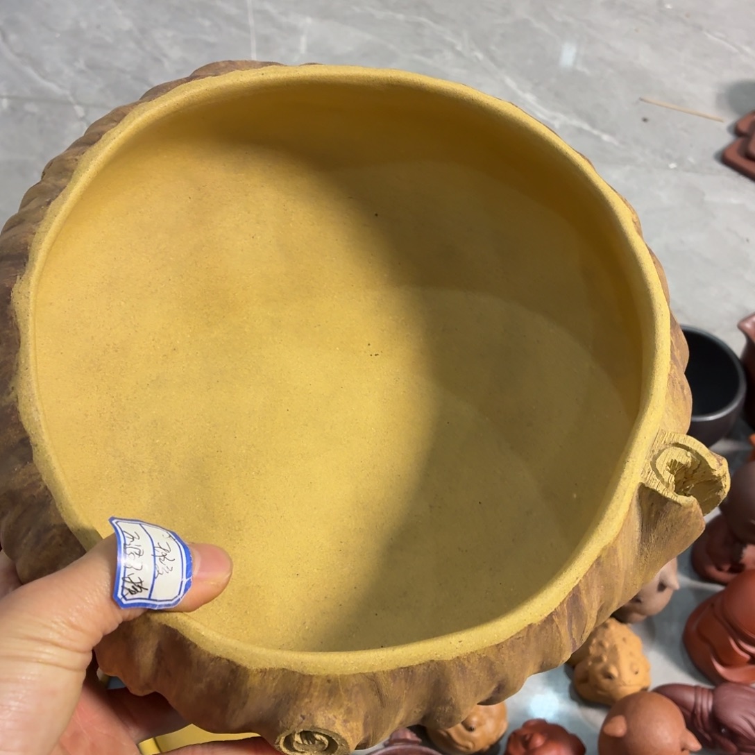 柒***捌茶杯紫砂放漏放漏放大漏了