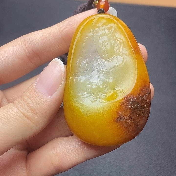 和田玉挂件未镶嵌N