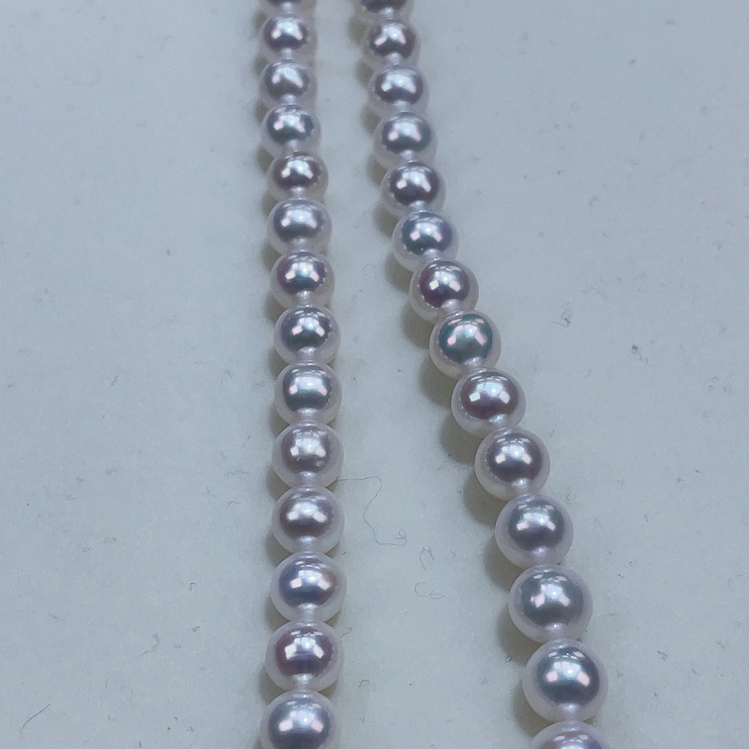 淡水珍珠颈饰银S925镶嵌