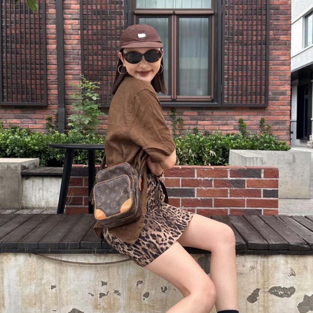 95新 LouisVuitton/路易威登 95新 LV双层相机包ns2089