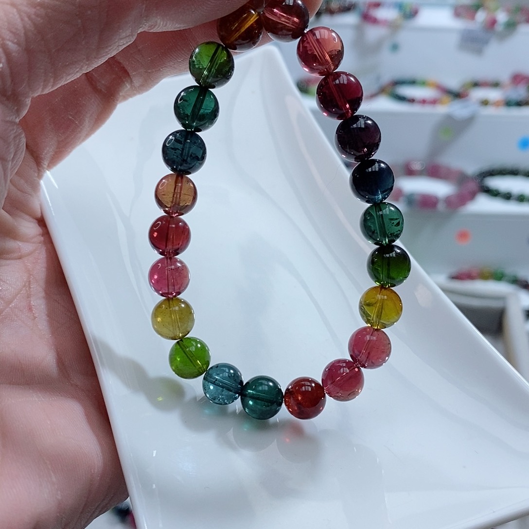 碧玺手链未镶嵌手链