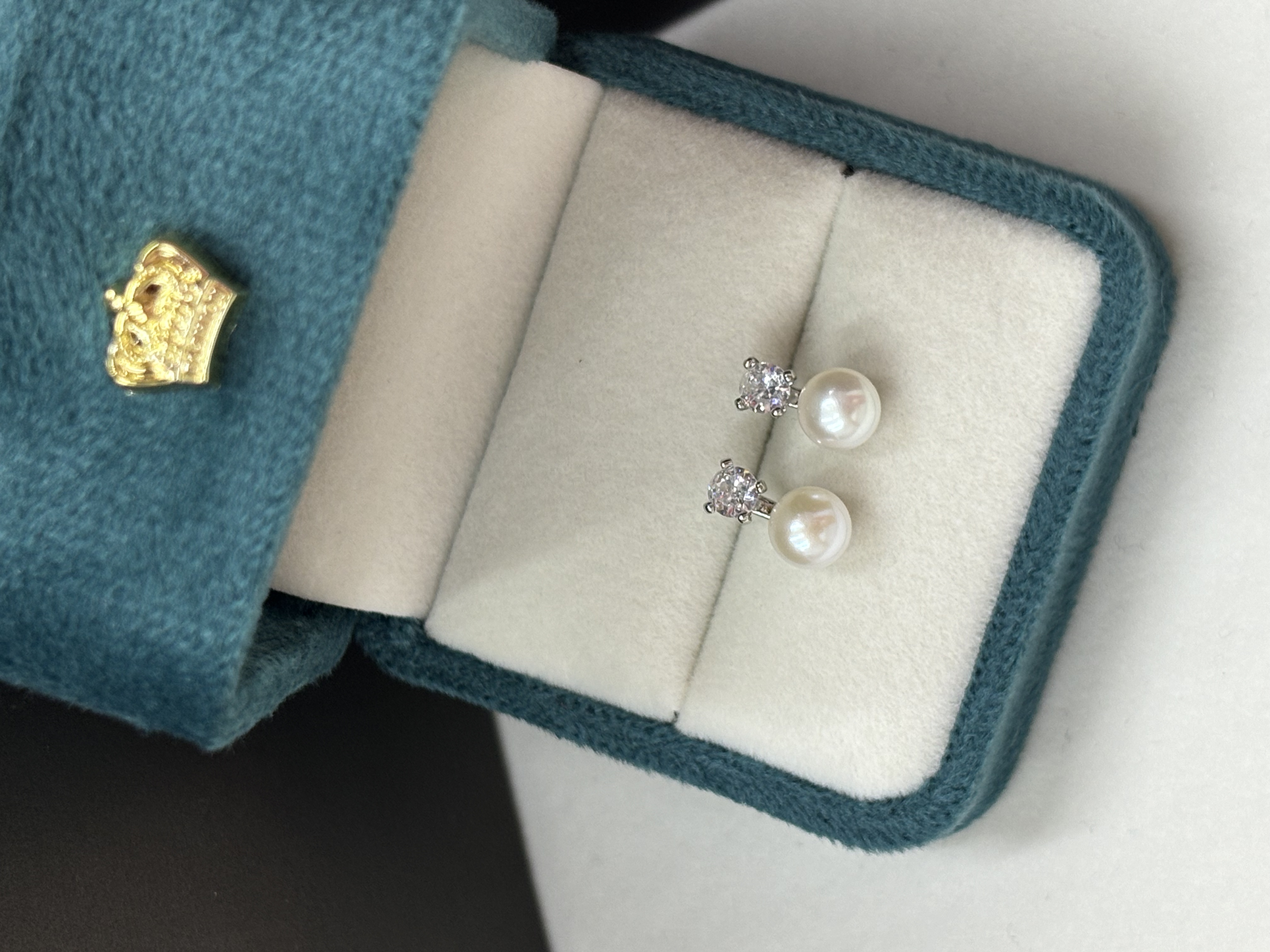 1032天然珍珠王妃耳钉