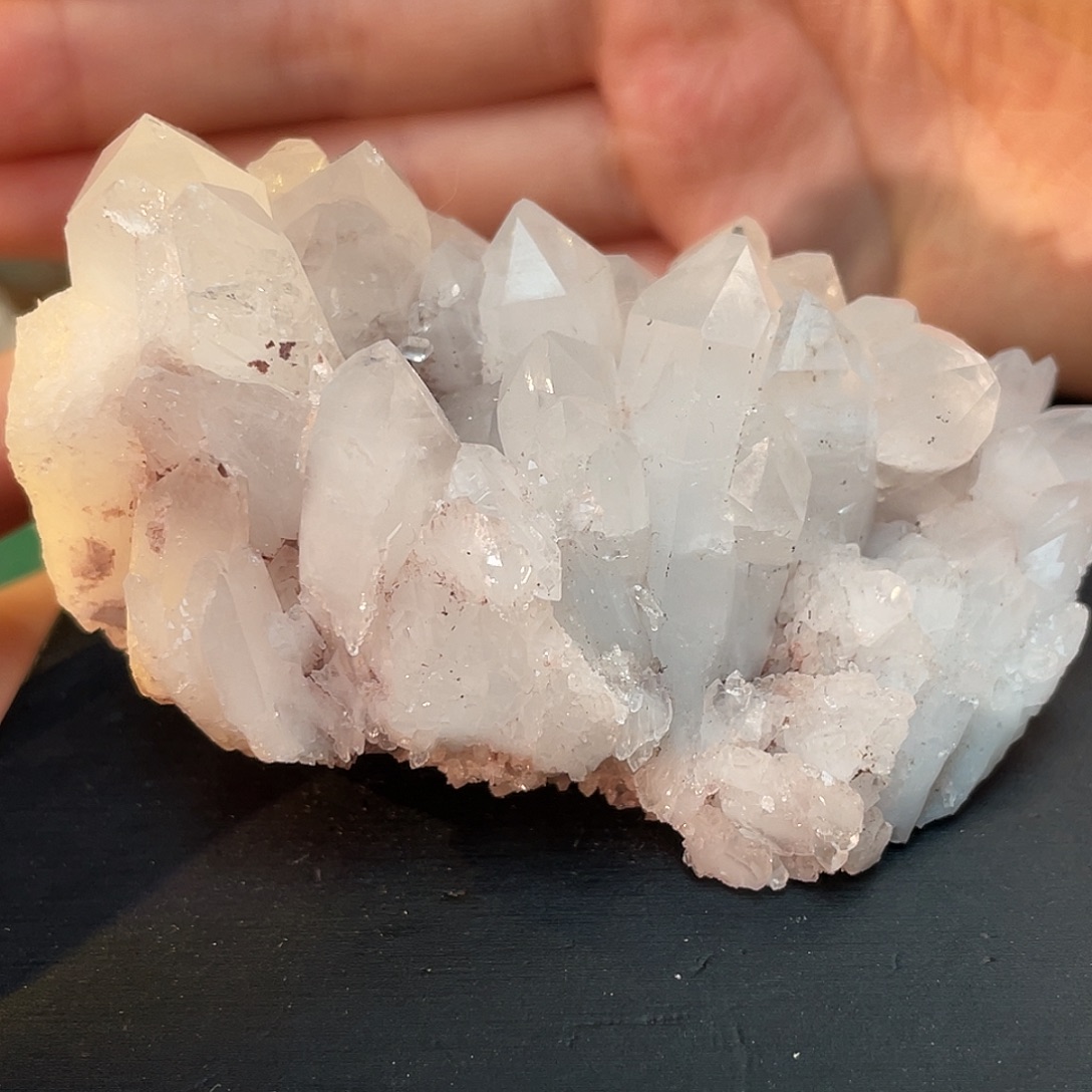 水晶手串未镶嵌粉利姆晶簇 137号