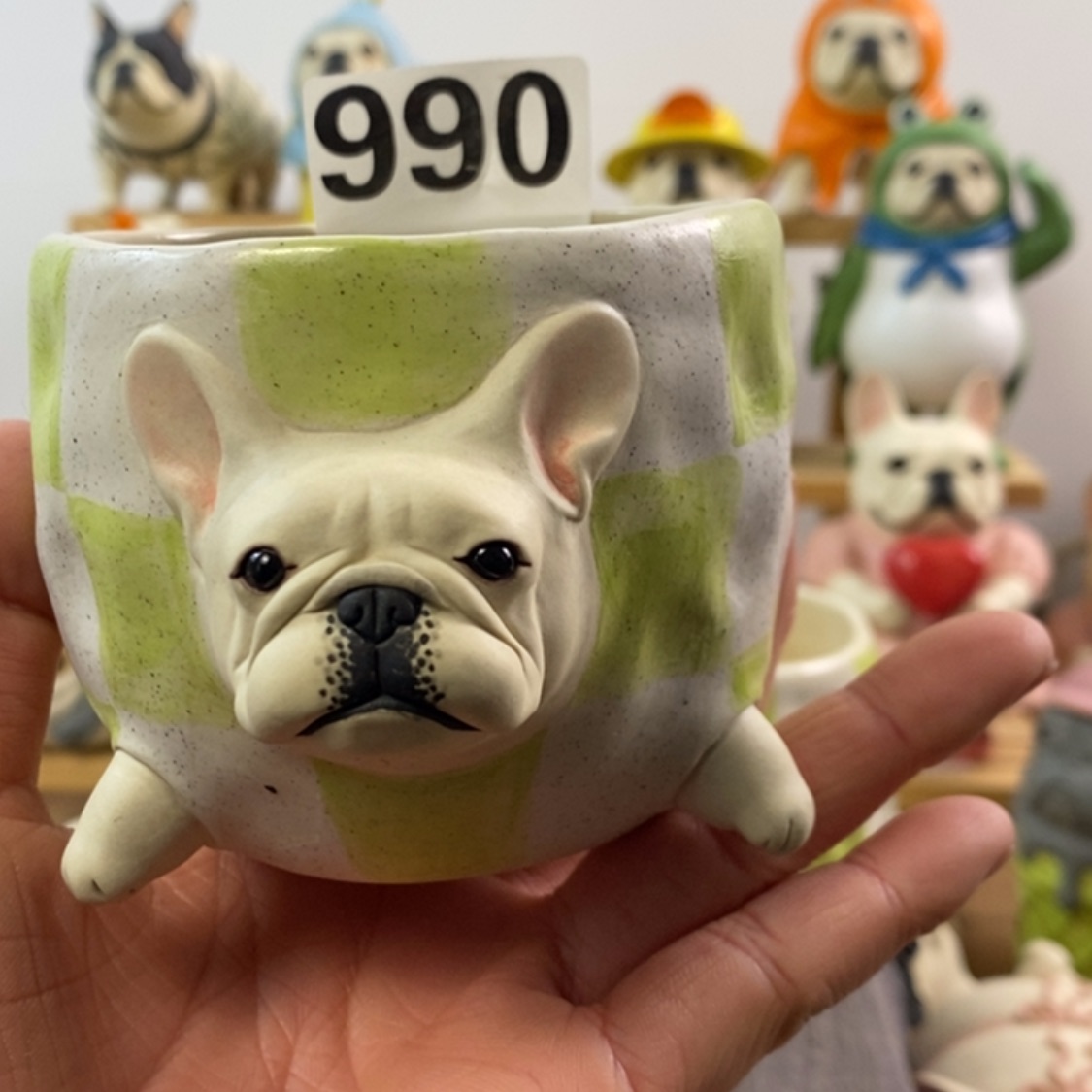 【闪购商品】990奶油法斗陶瓷周边