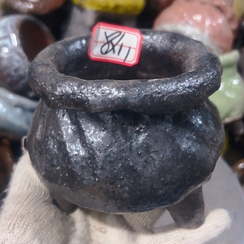 粗陶花盆手工花盆