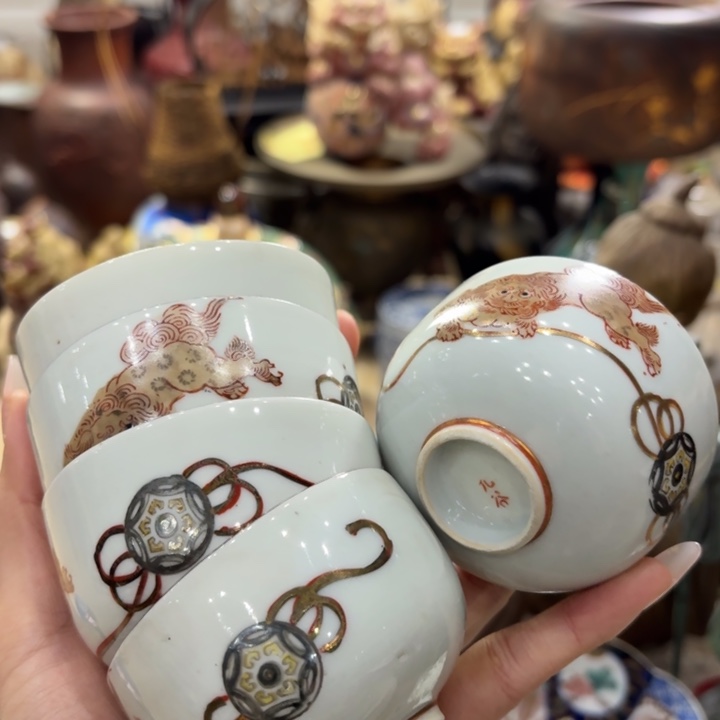 陶瓷古美术置物摆件