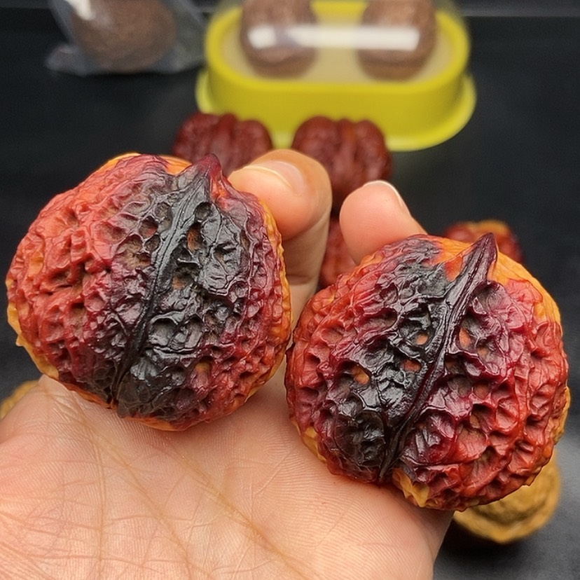 【闪购商品】把件文玩核桃44尺大寿桃