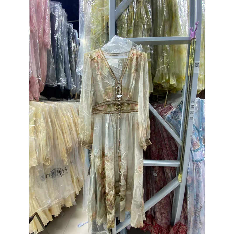 【文文原创】重磅100桑蚕丝连衣裙25-099