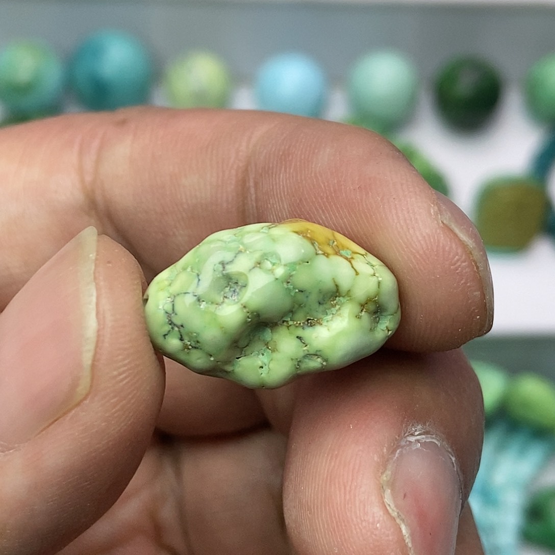 绿松石珠宝奇石未镶嵌