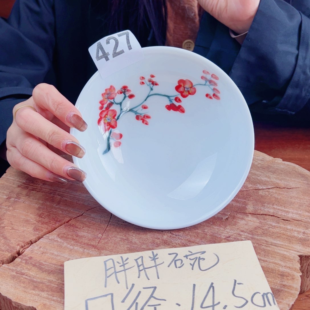 瓷片景德镇陶瓷手工手绘制作