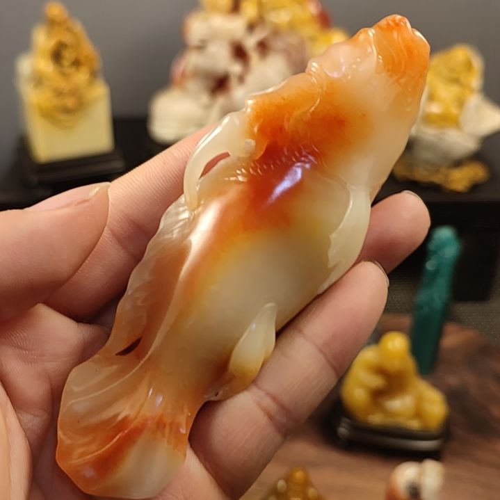 寿山石手把件手把件