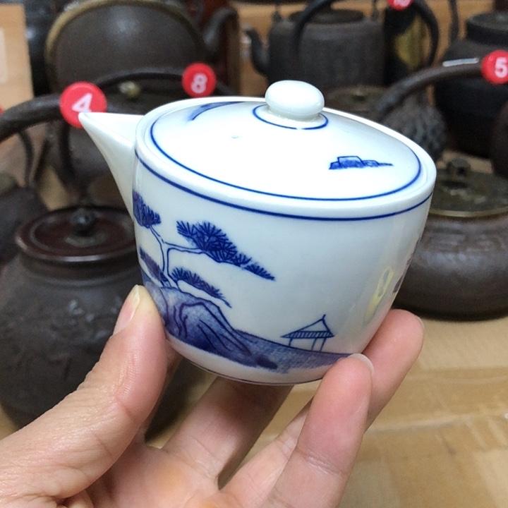 平安竹泉青花宝瓶