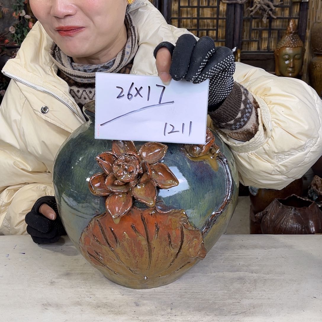 紫砂花盆美美美美