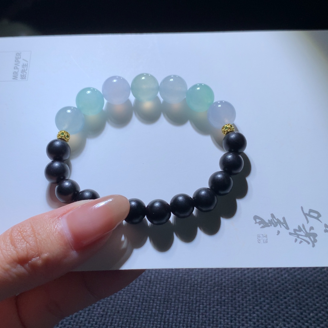 翡翠散珠马卡龙色系卡10