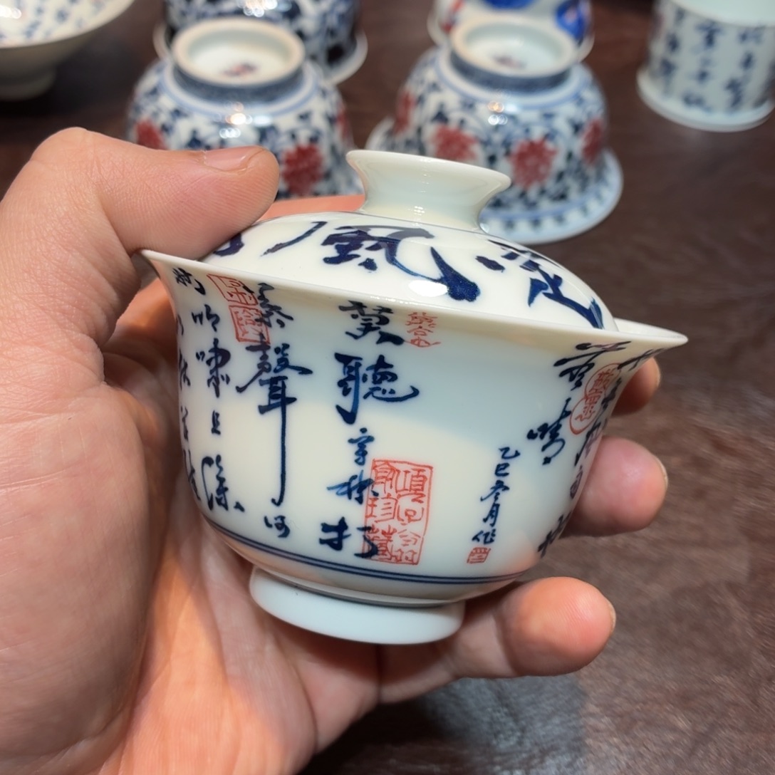 l***o景德镇纯手工手绘陶瓷