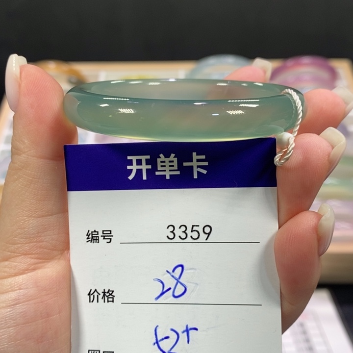 玛瑙/玉髓未镶嵌手镯3359