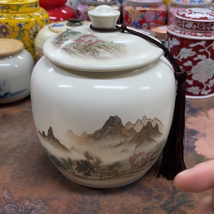 陶瓷罐茶叶罐密封罐储物罐