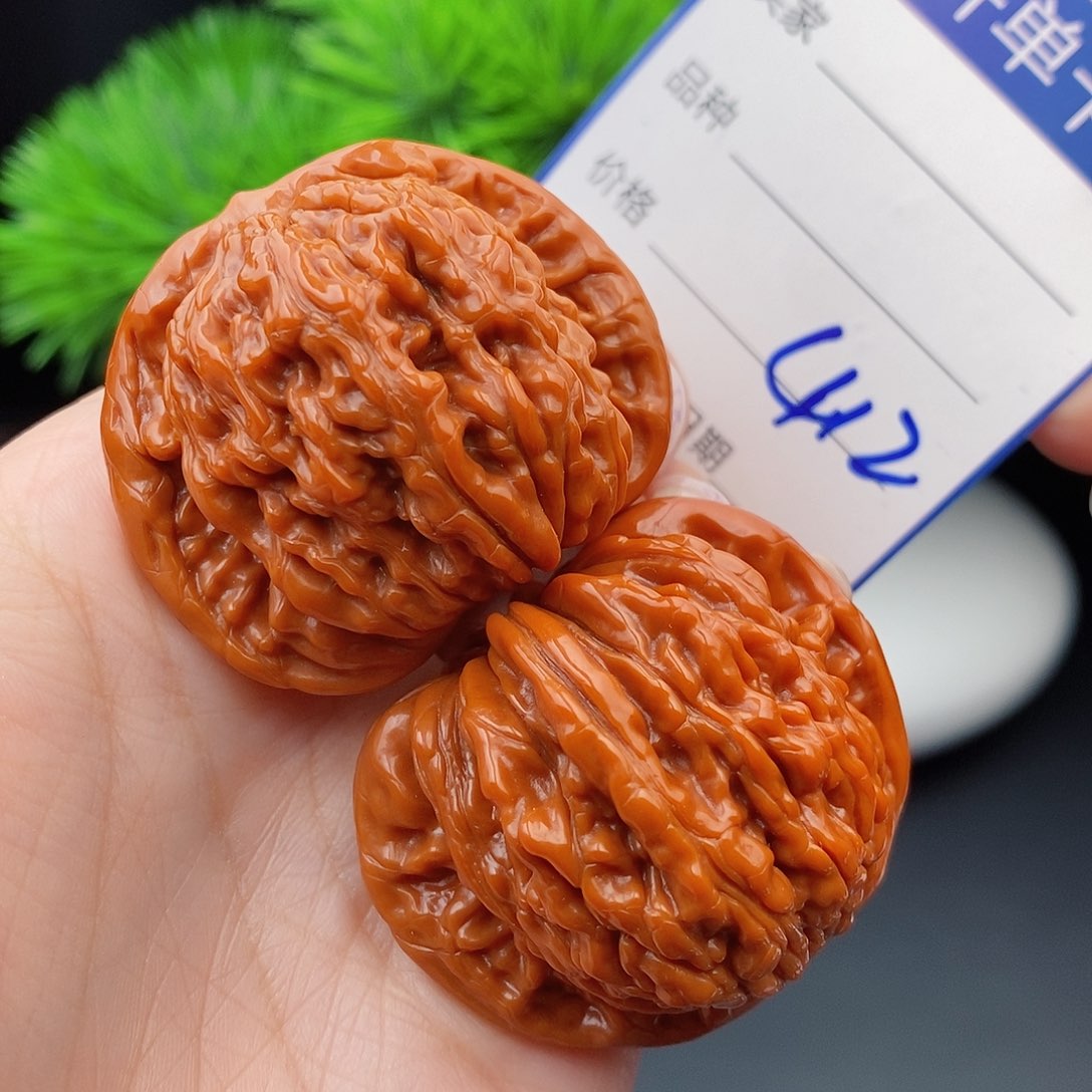 文玩核桃把件44四座楼412