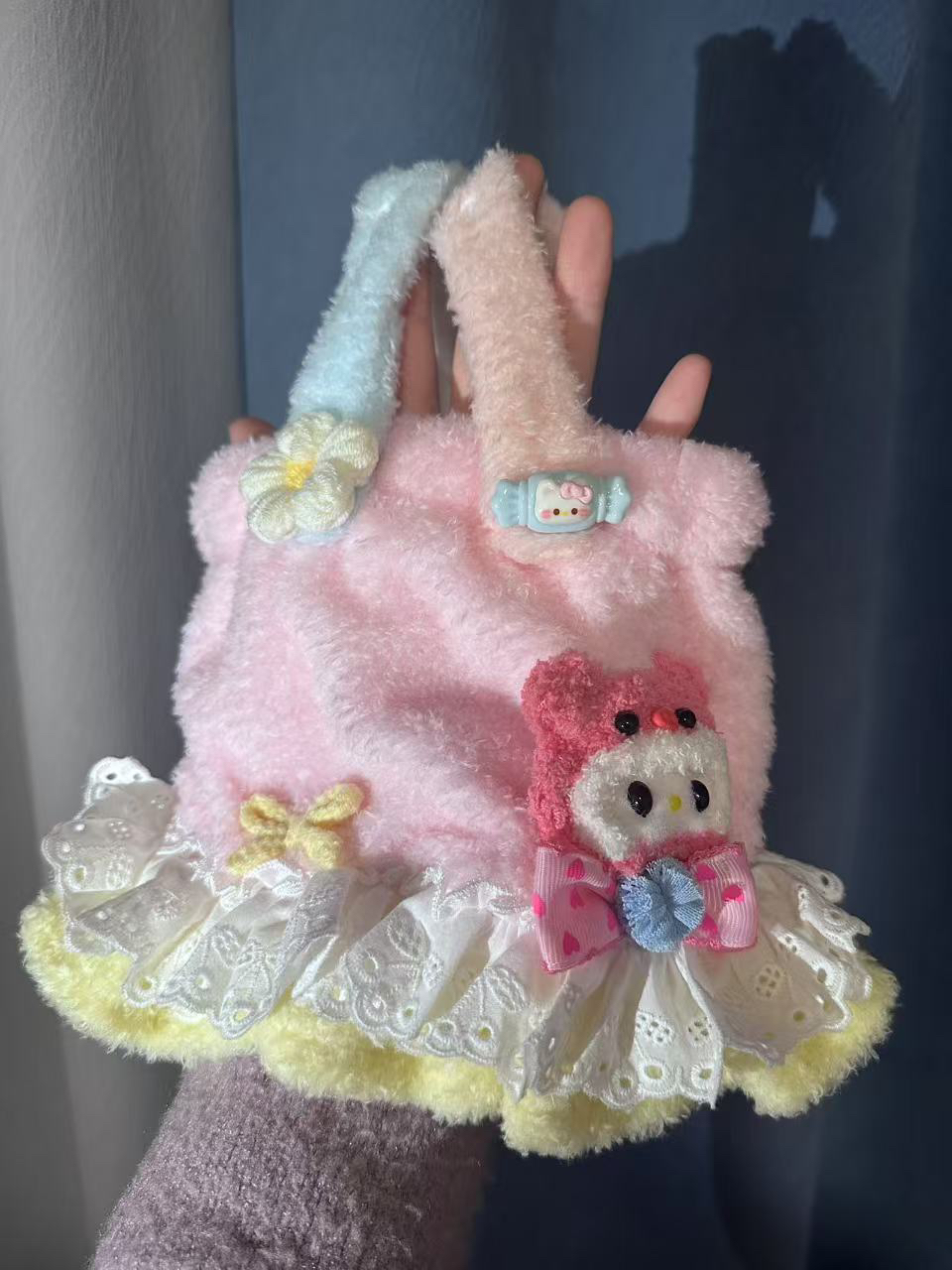 宠物衣服毛绒绒吊带裙