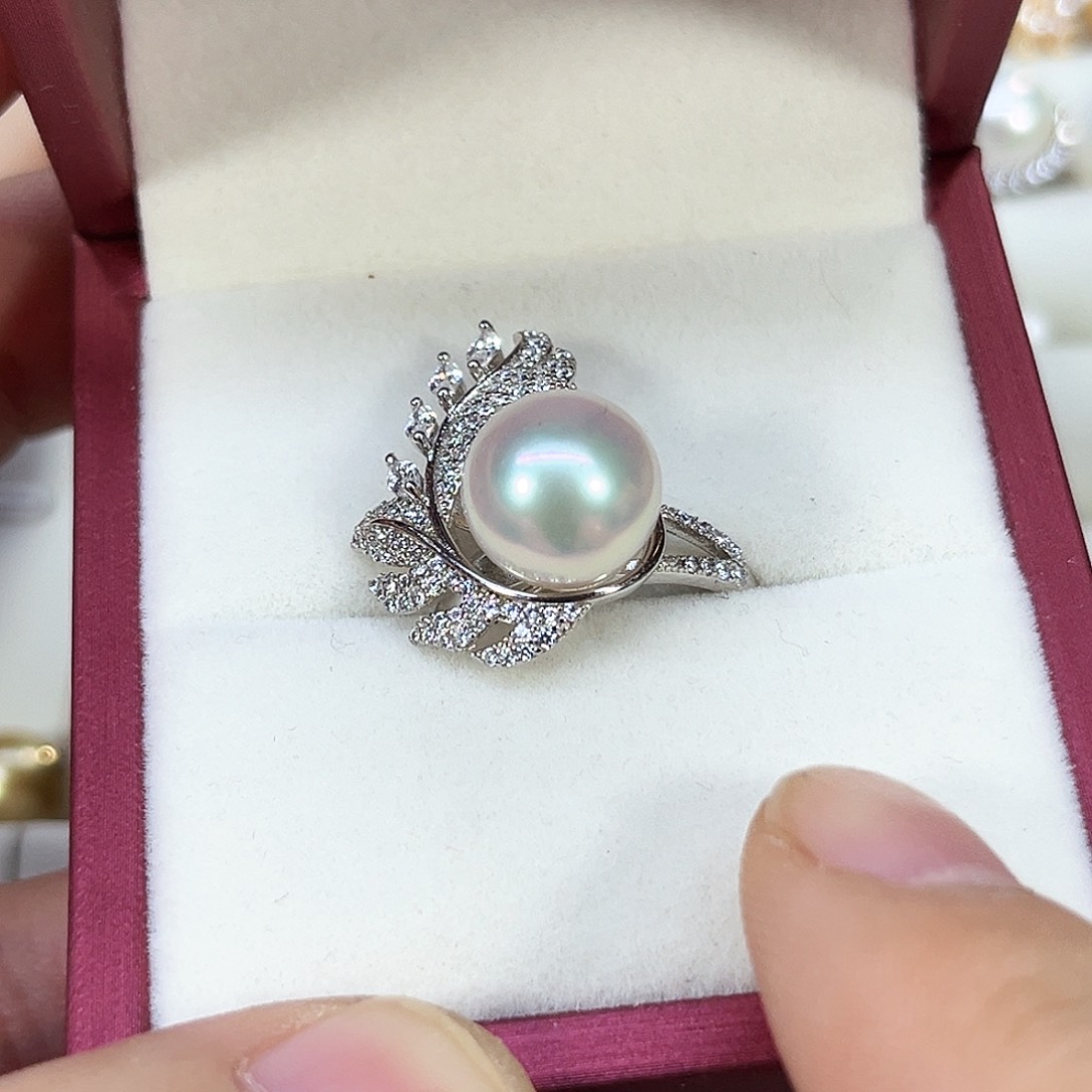 远***颈饰淡水珍珠银S925镶嵌