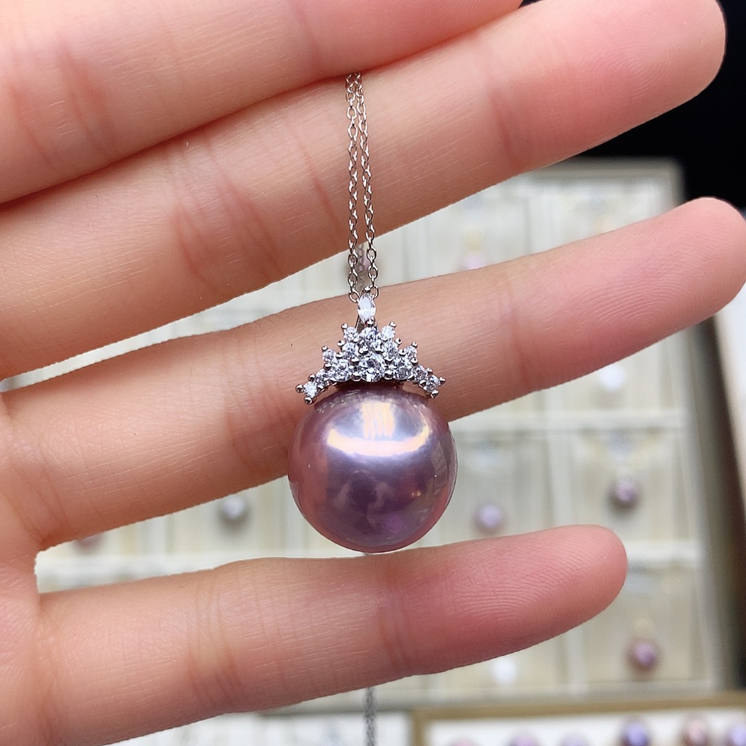 淡水珍珠颈饰合金