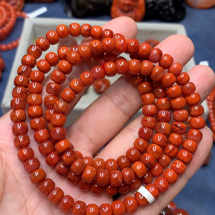 未镶嵌手串南红玛瑙7mm 