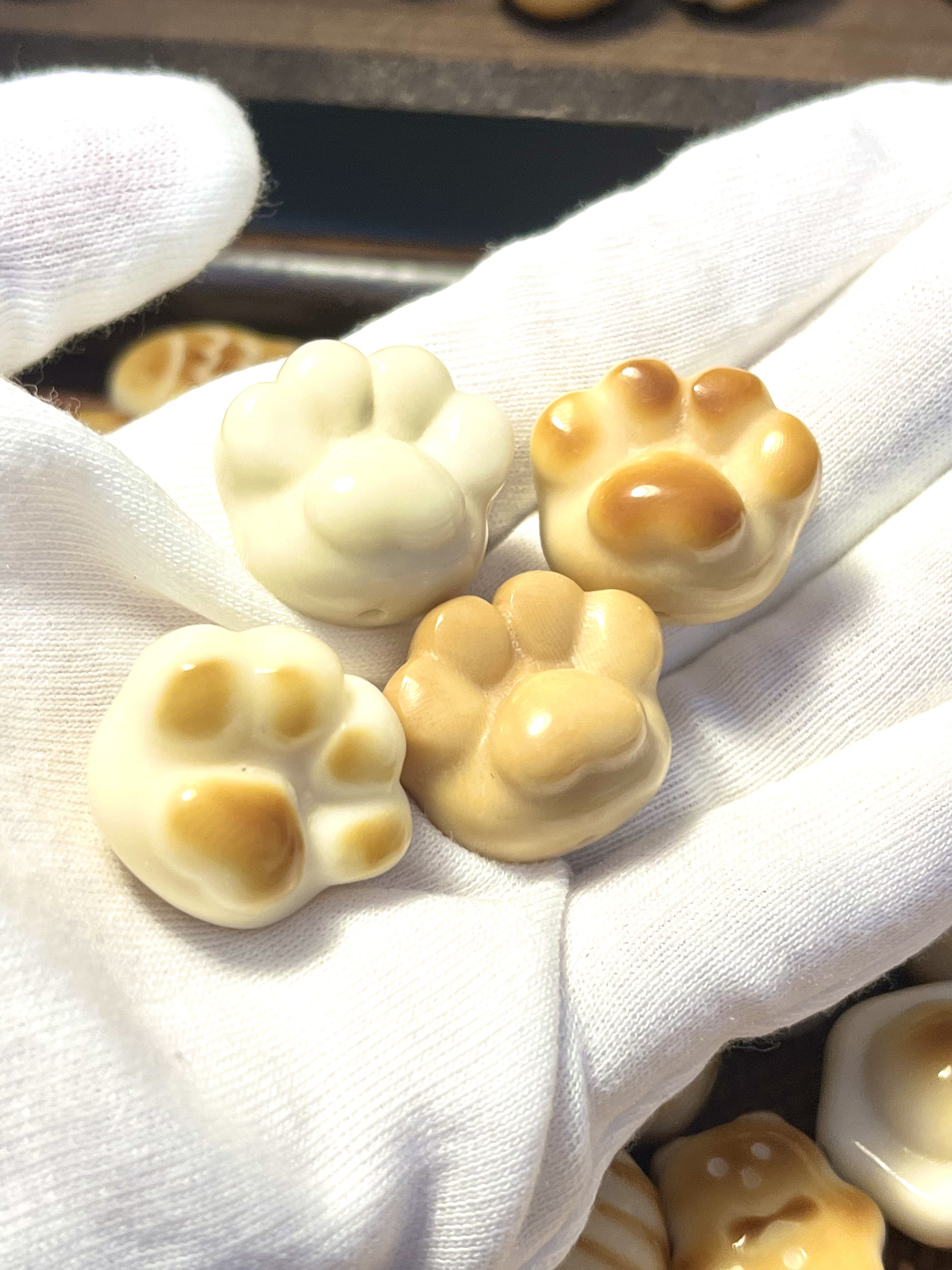 动物系碳烤雕刻可爱风全品牙果配饰挂饰