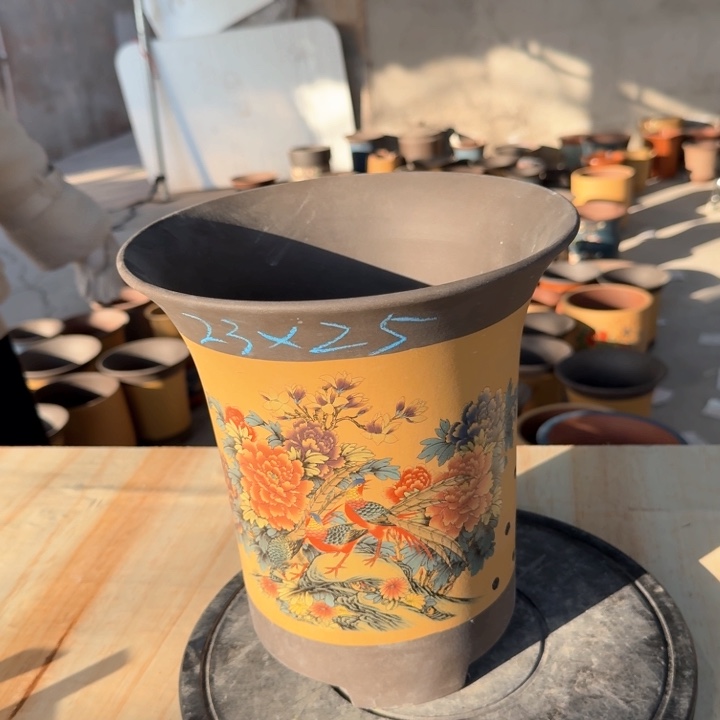 紫砂紫砂花盆d d f f