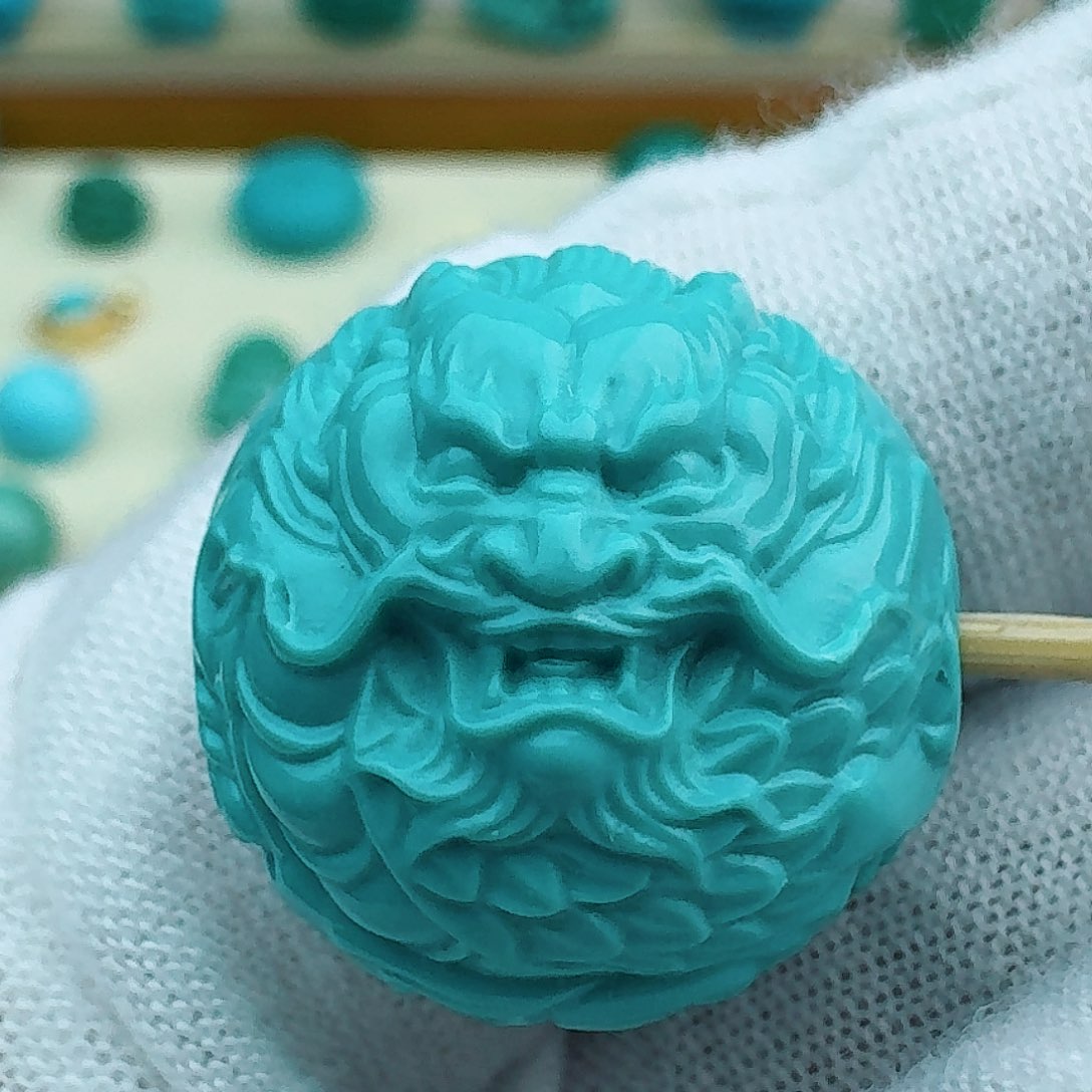 绿松石龙珠18.8未镶嵌