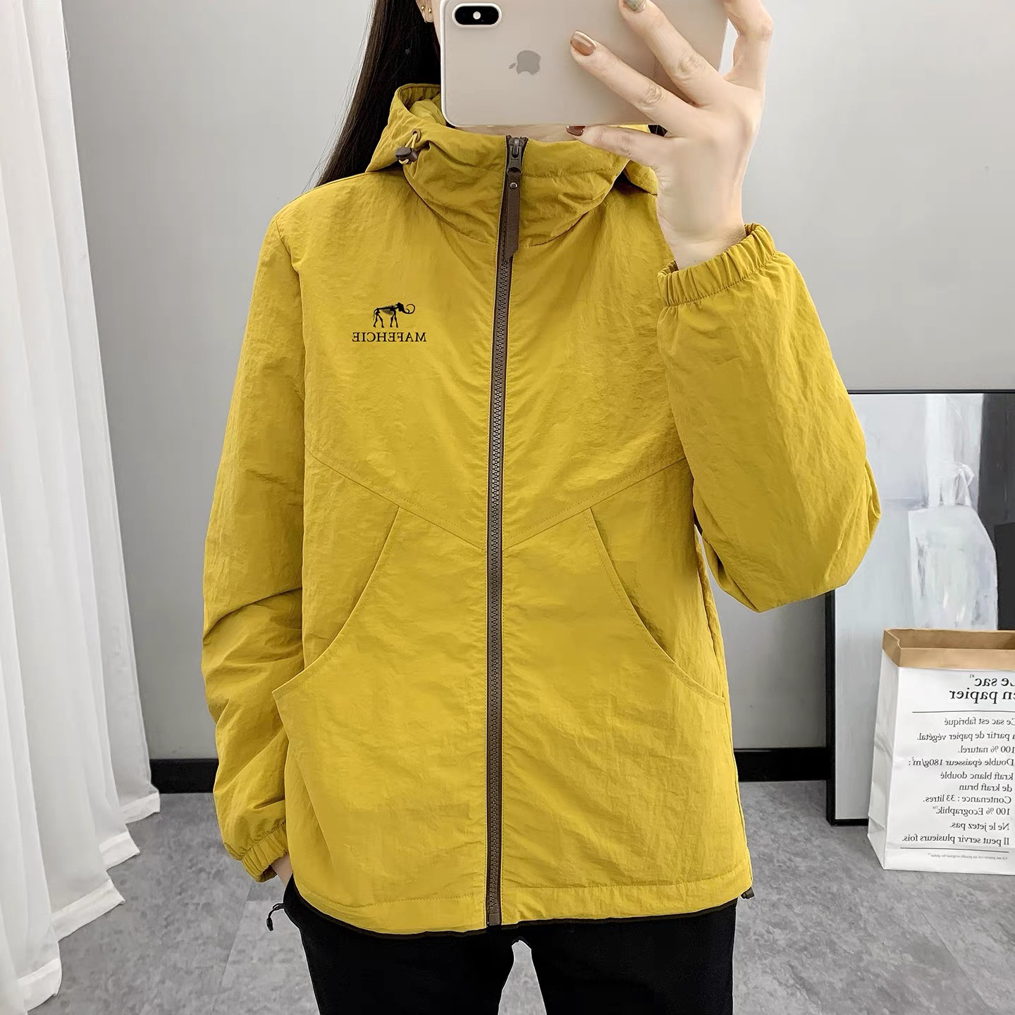 [意大利高端品牌 MAFEHCIE] 冬季户外保暖棉服女蓄热锁温棉衣2505