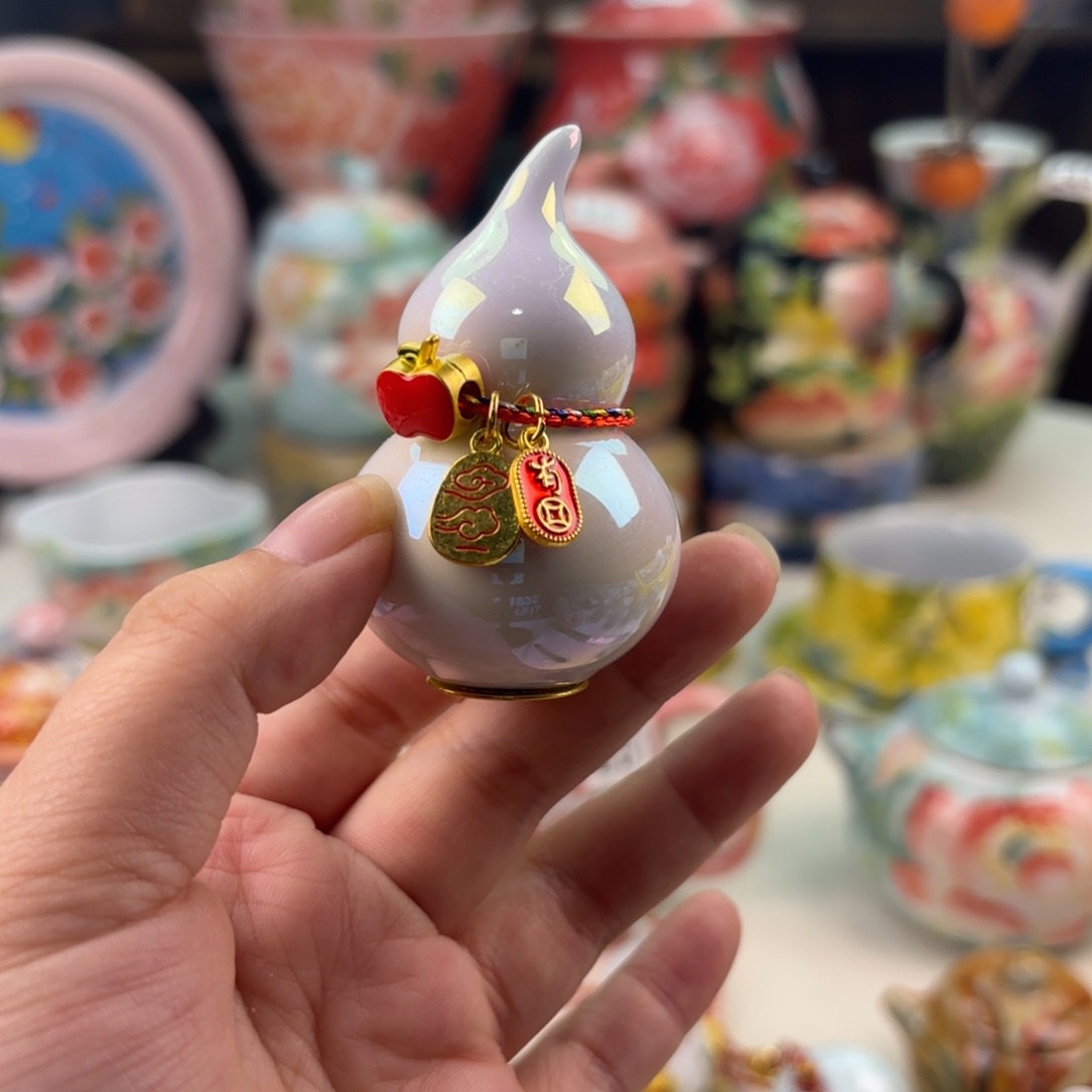 景德镇手绘高温釉下彩陶瓷茶具