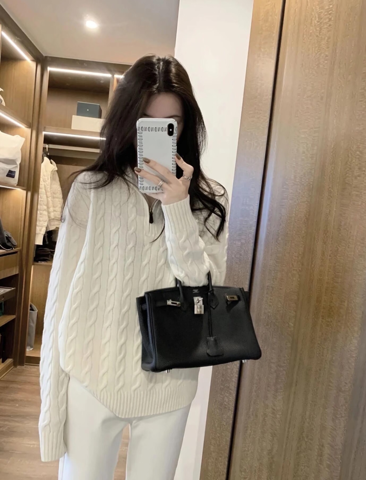 小马羊毛衫女款老钱风套头款新款