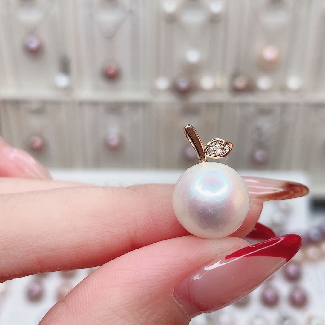 淡水珍珠吊坠(赠链)合金