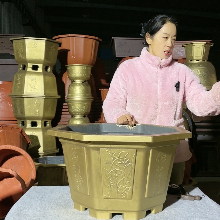 圆盆古铜八零一个