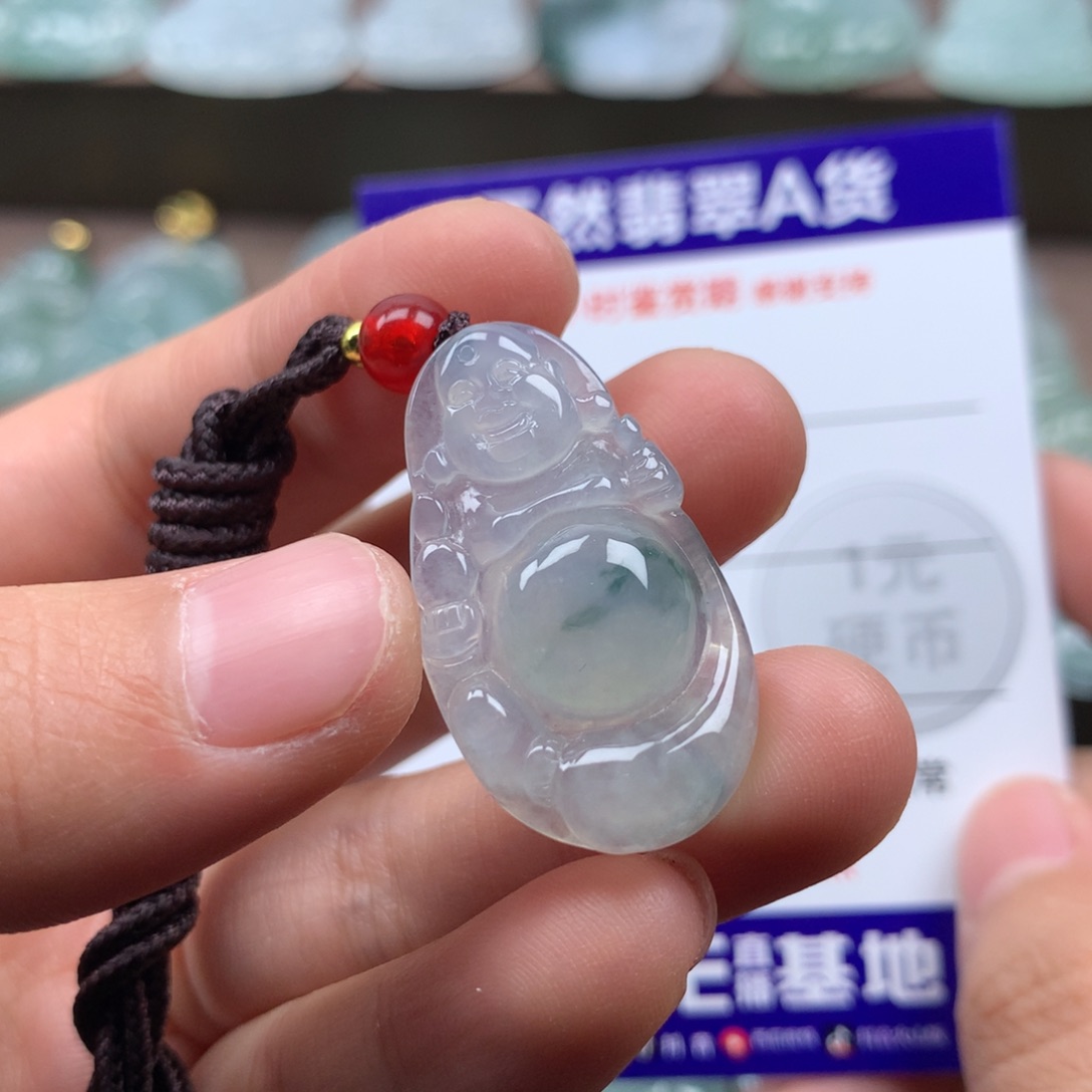 颈饰未镶嵌翡翠天然翡翠