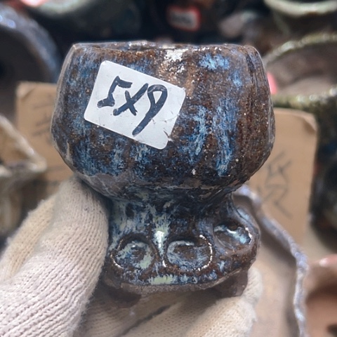 红陶粗陶花盆手工