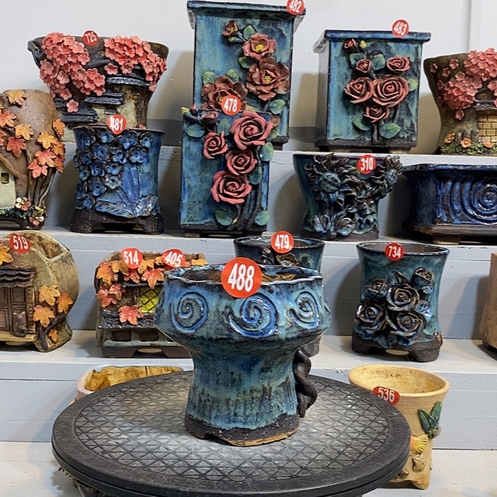 488 号陶然花器手工花盆