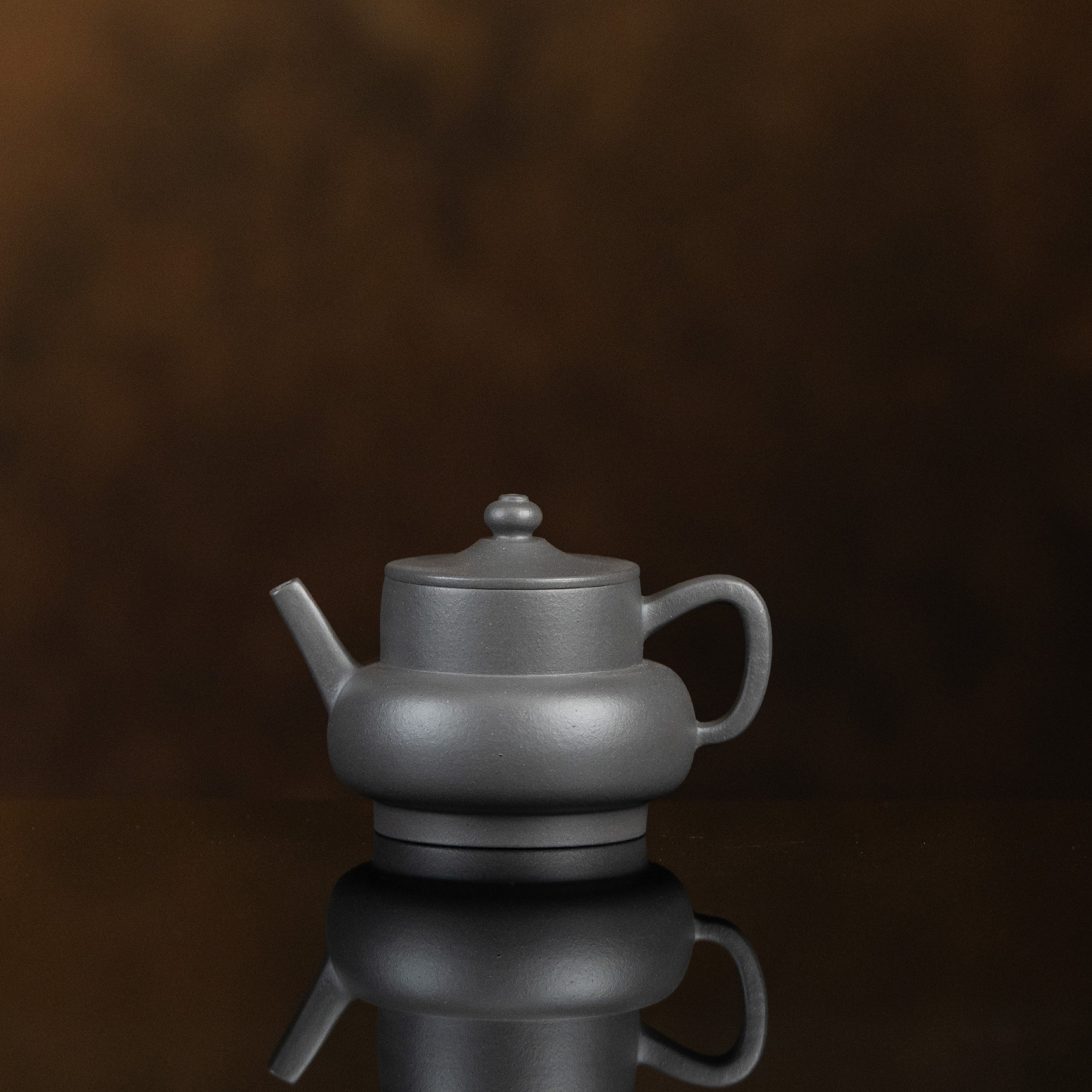 【利贞丨斗笠】原矿鲨皮青150cc手工制宜兴茶壶YYG