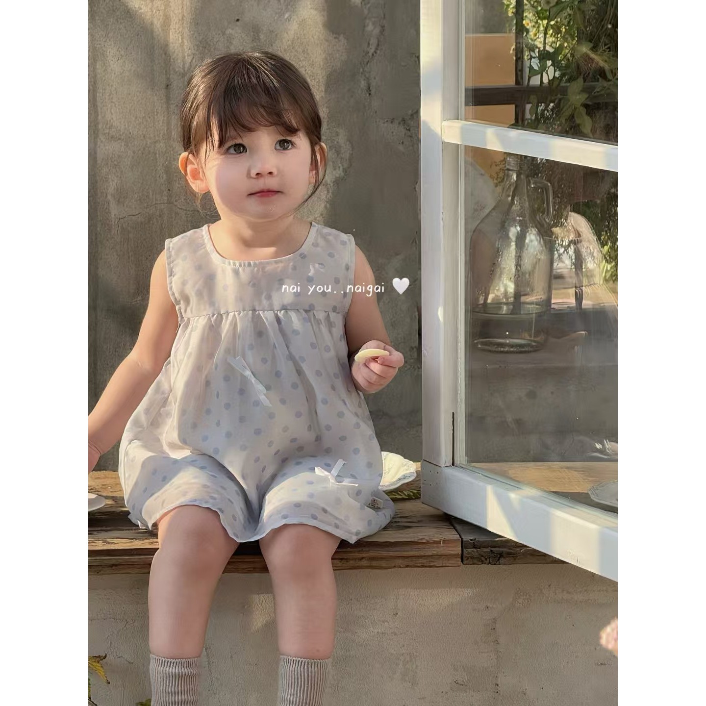 【NO退NO换】欢宝-NG1718-2025夏-编码0157-编码0157-波点连衣裙